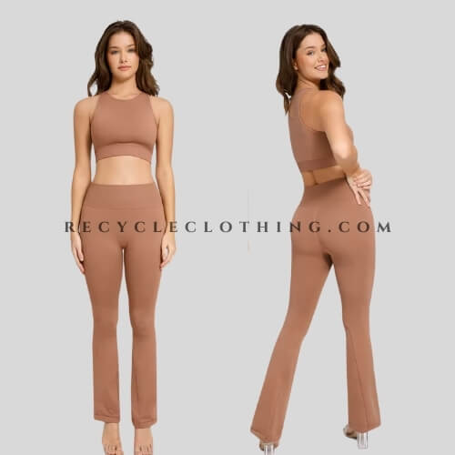 light brown yoga apparel supplier